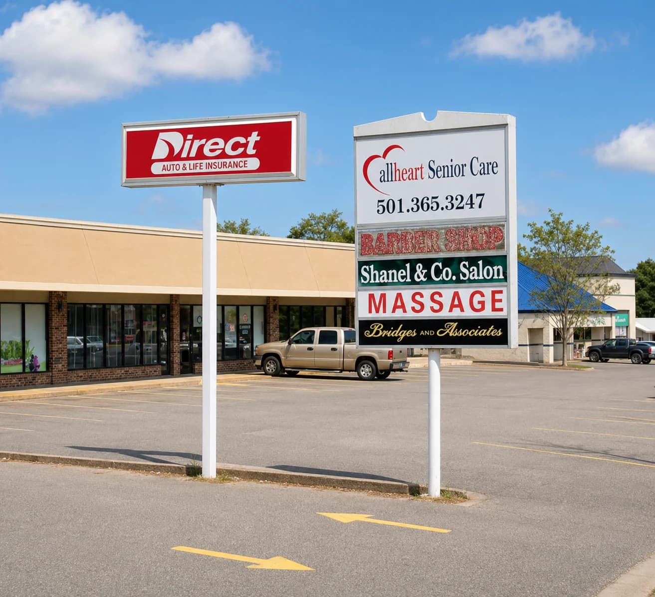 Allheart Senior Care office sign in Searcy, Arkansas
